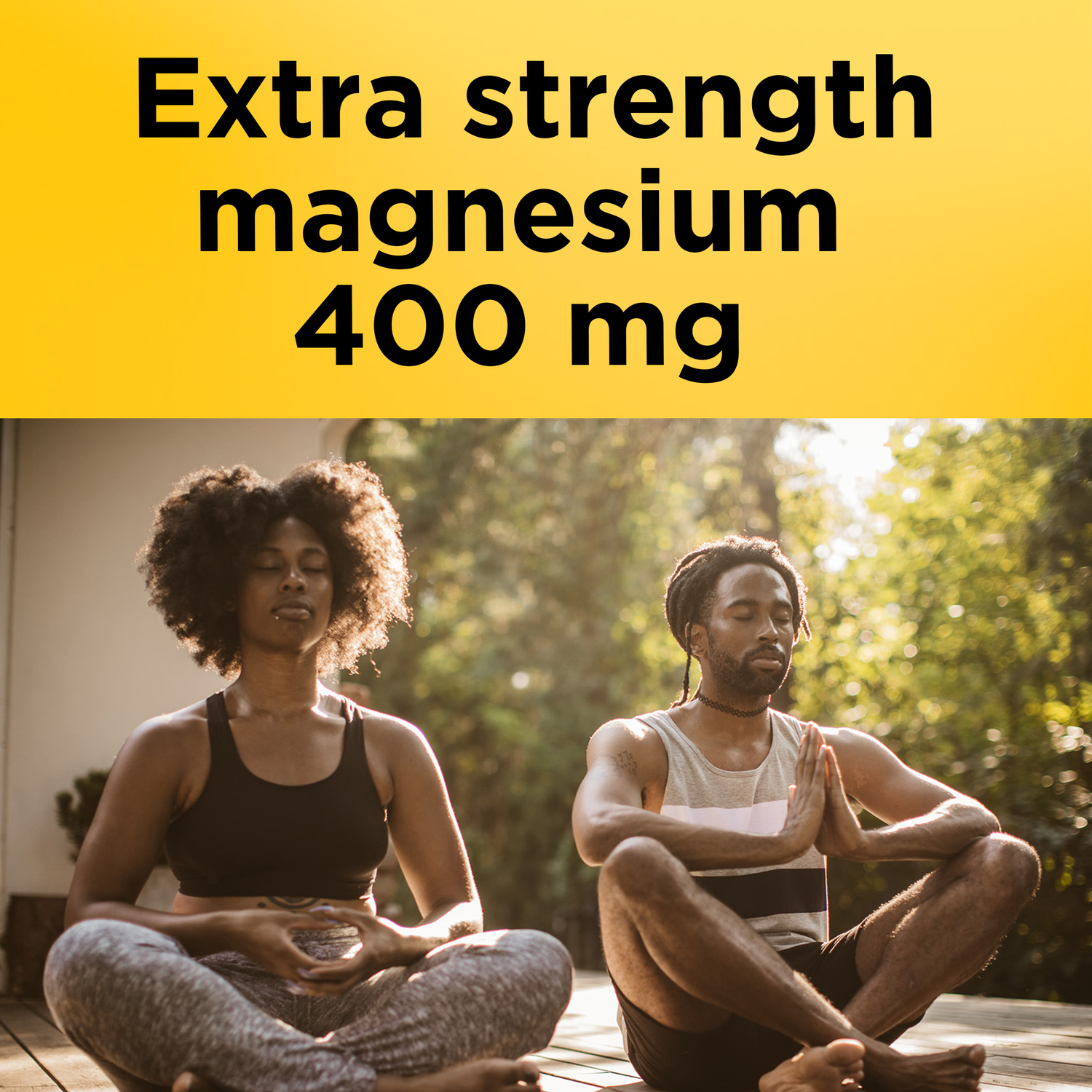 Extra Strength Magnesium 400 mg | For Healthy Bones Made®
