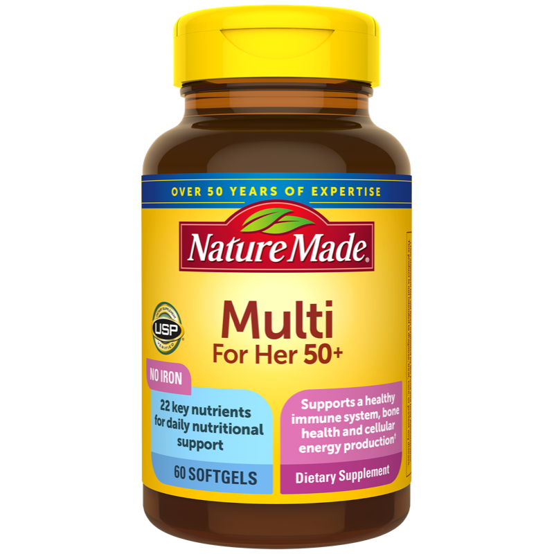 Nature Made Women's Multivitamin 50+ Softgels