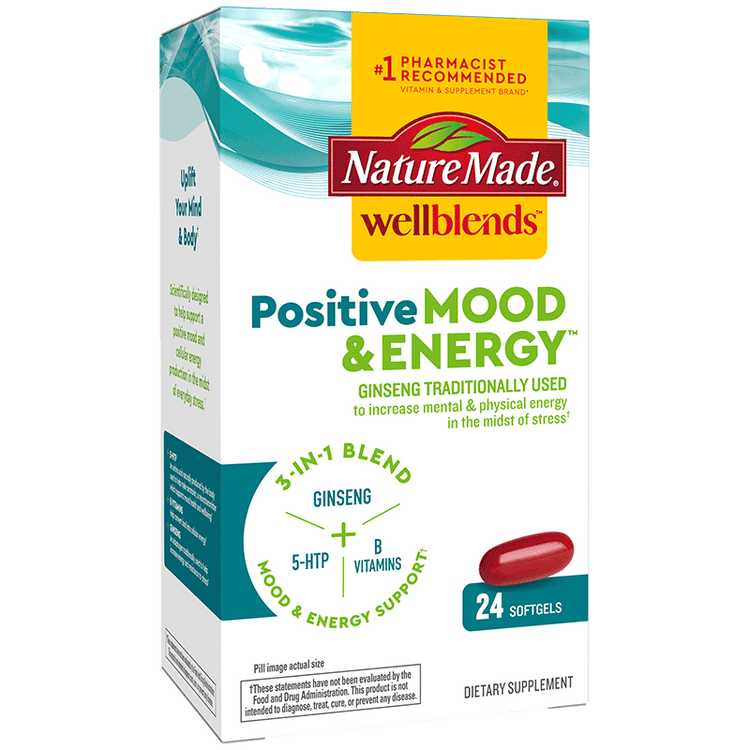 Nature Made Wellblends™ Positive Mood & Energy™ Softgels