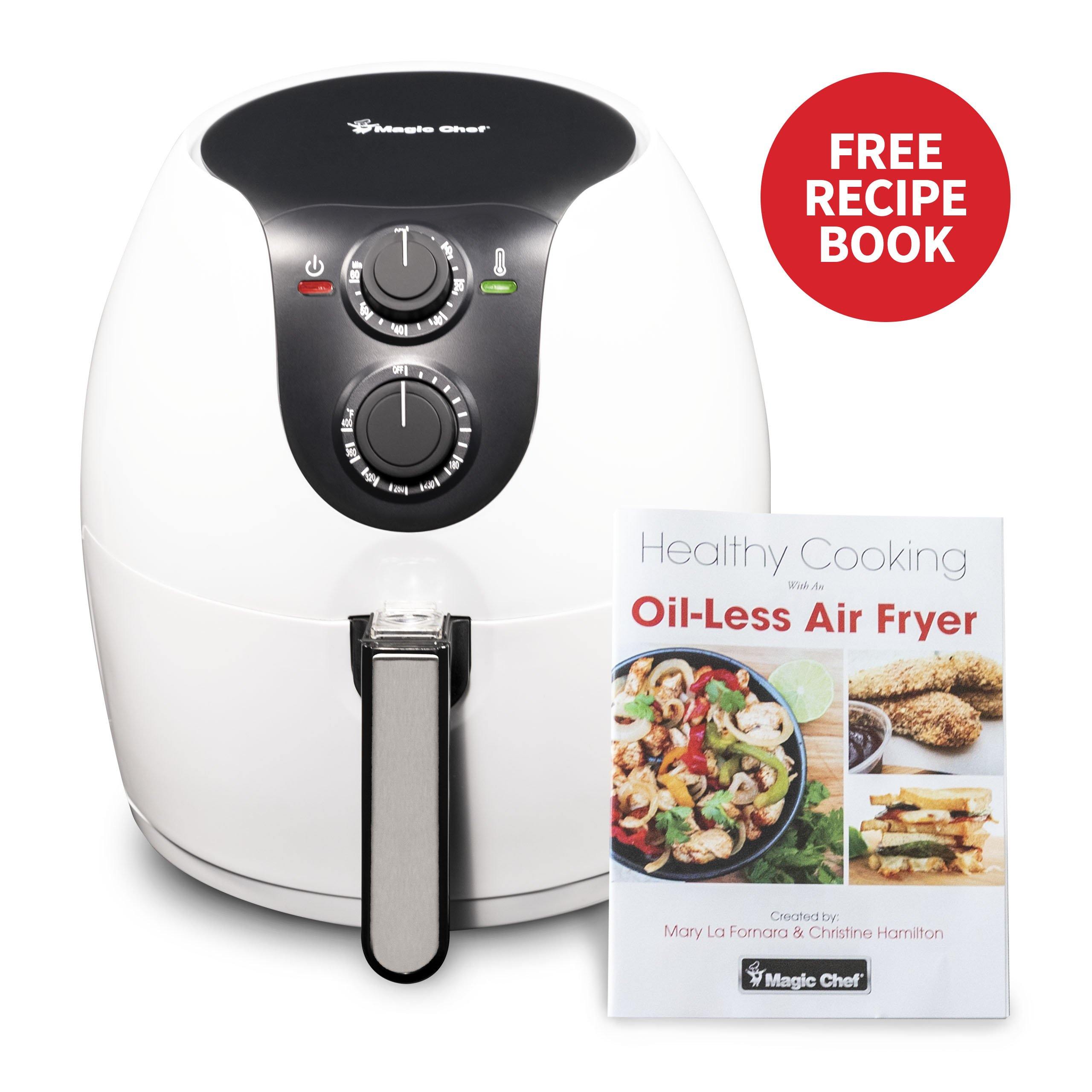 Magic Chef Xl Air Fryer In White Manual Oil Free Xl Air Fryer