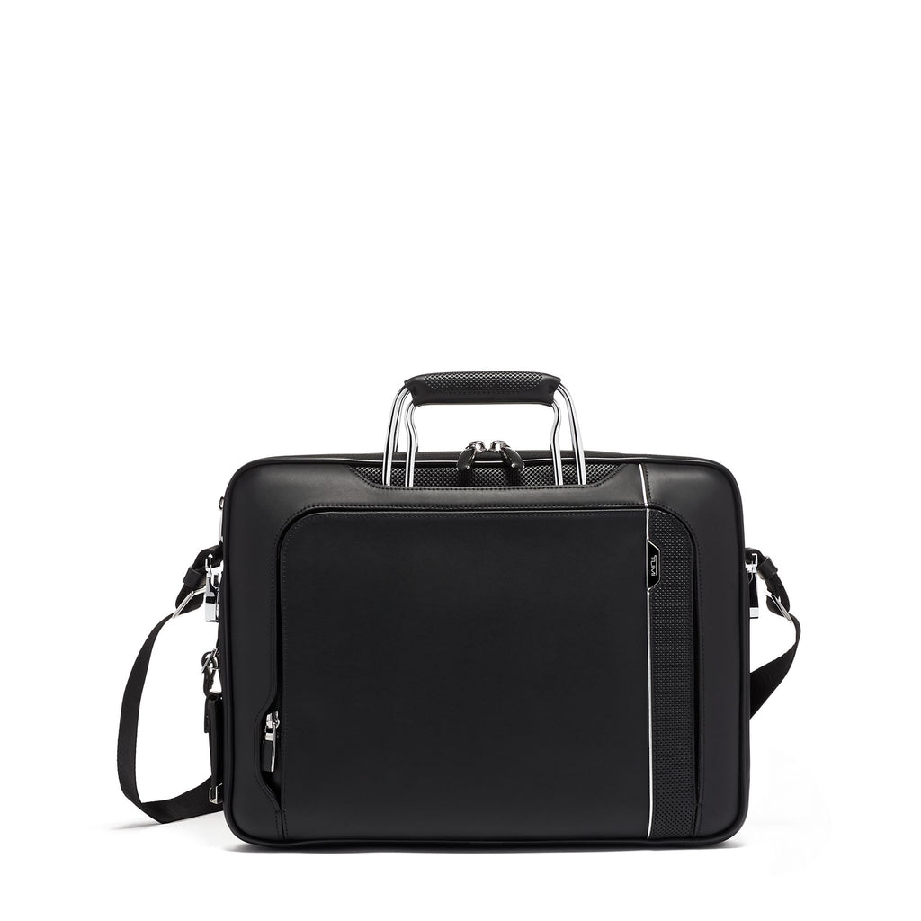 Tumi Arrive Hannover Slim Brief Leather — Bergman Luggage