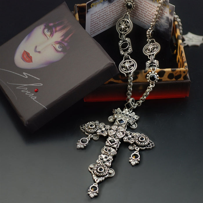 vampire cross necklace