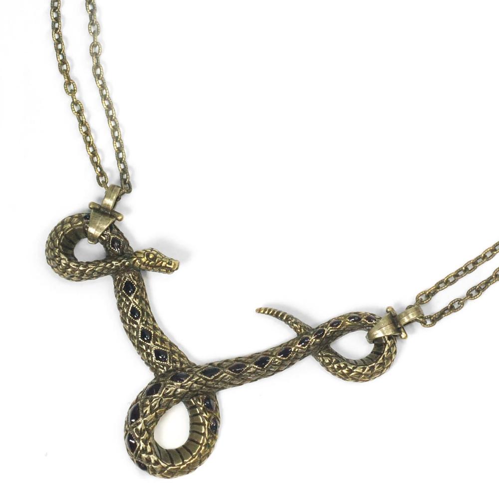 Rattlesnake on Chain Necklace N343 | Sweet Romance – Sweet Romance ...