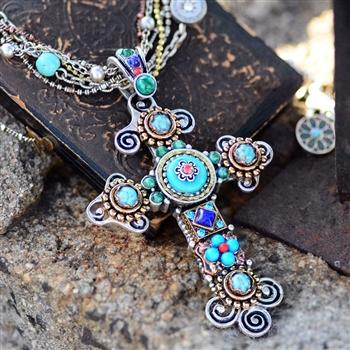 gypsy cross necklace