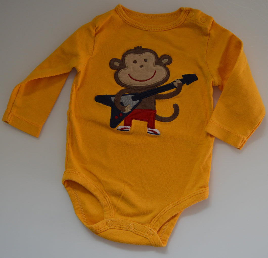 yellow long sleeve onesie