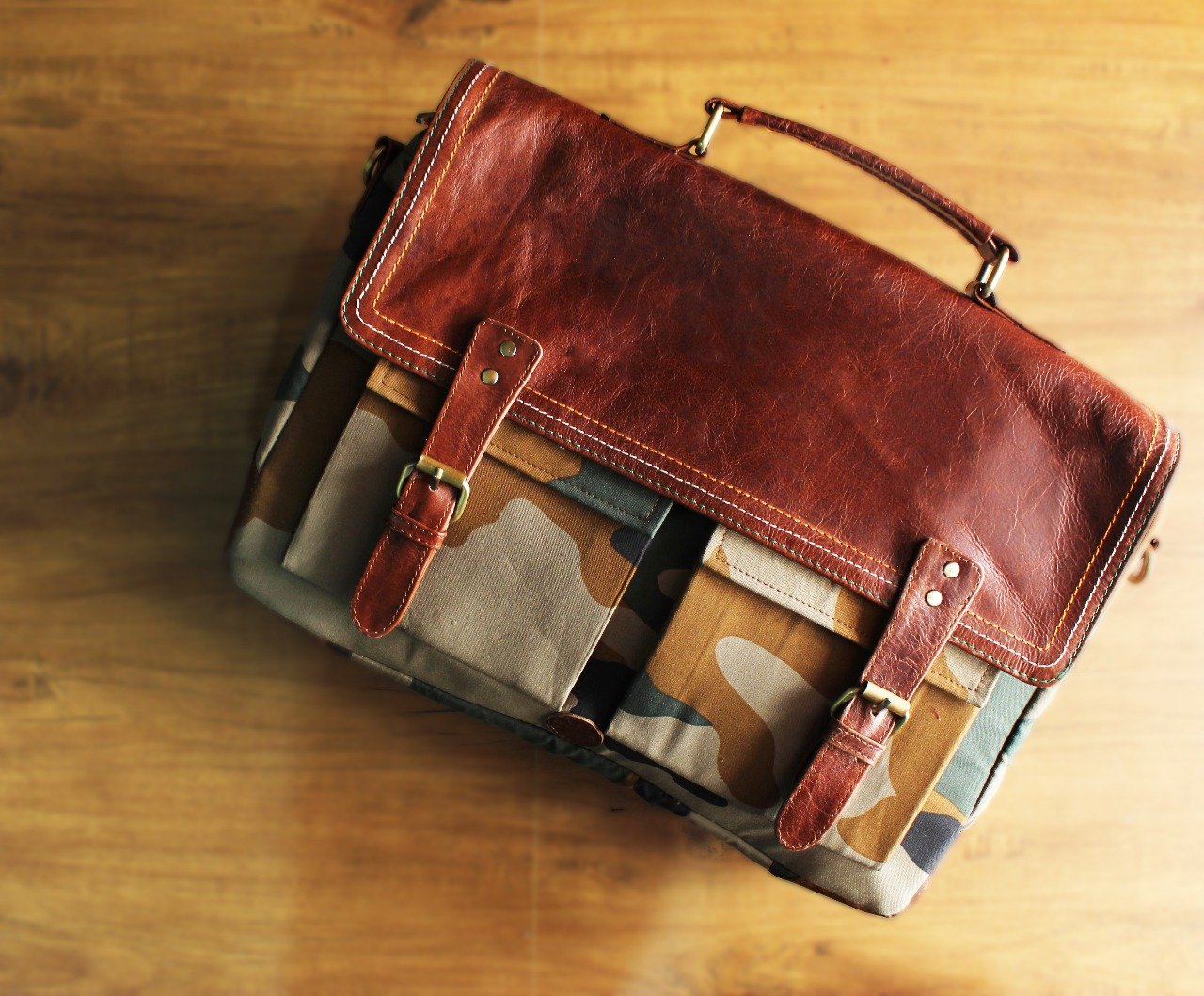 modern leather laptop bag