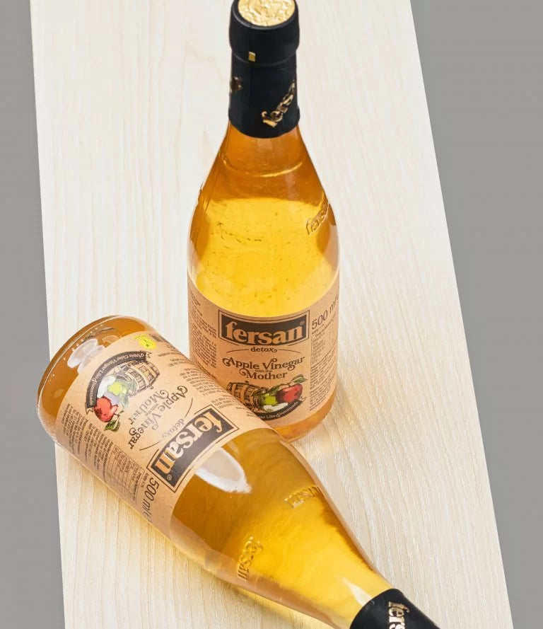 apple cider vinegar used to make plant based bacon sour