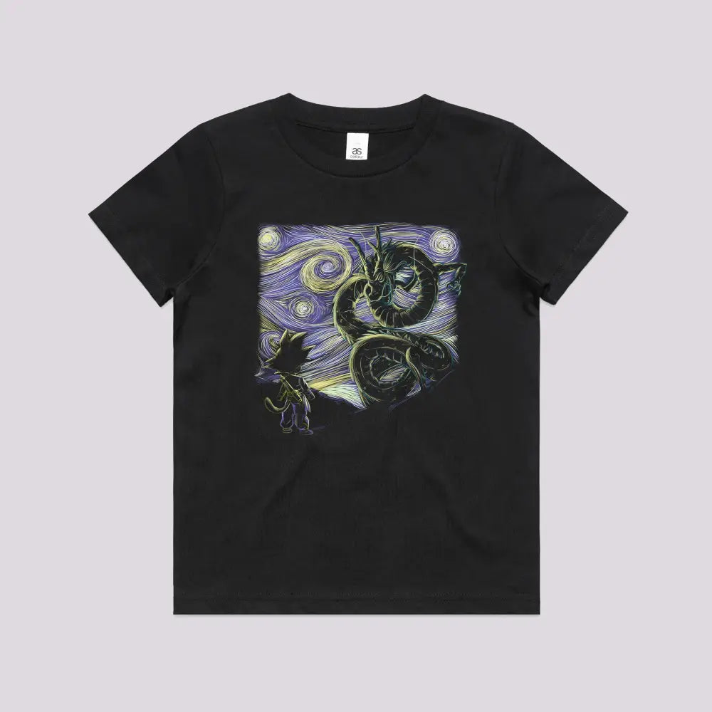 Retrowave Dragon Kids Apparel Limitee Kids T-Shirt | - Aesthetic T-Shirt