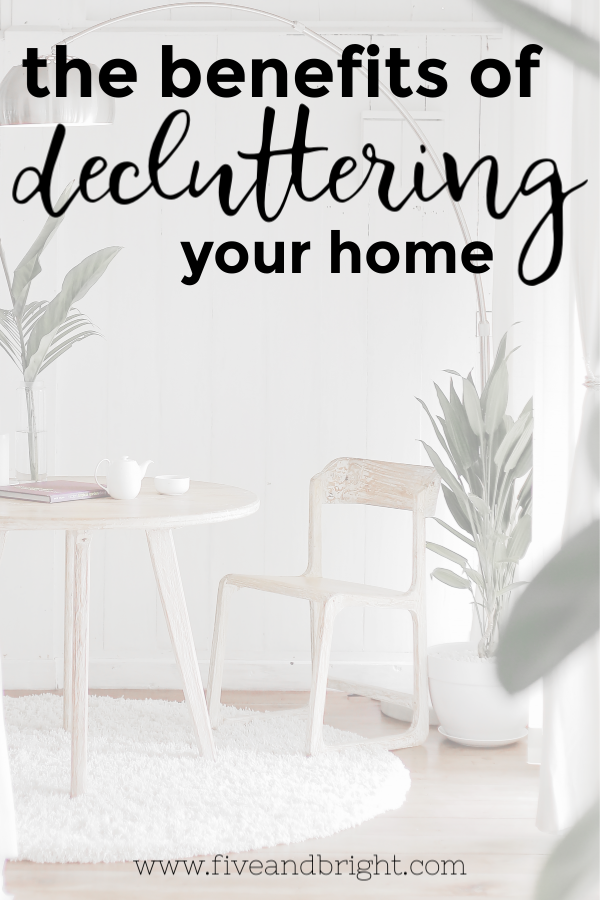 Decluttering Benefits