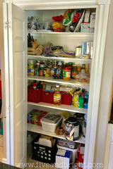 unorganized pantry