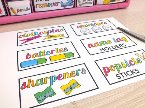 Teacher Toolbox Labels - Mixed-Up Files