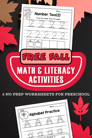 Free Printable Fall Worksheets For Preschool