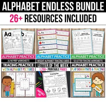 beginning sounds worksheet alphabet mega bundle my