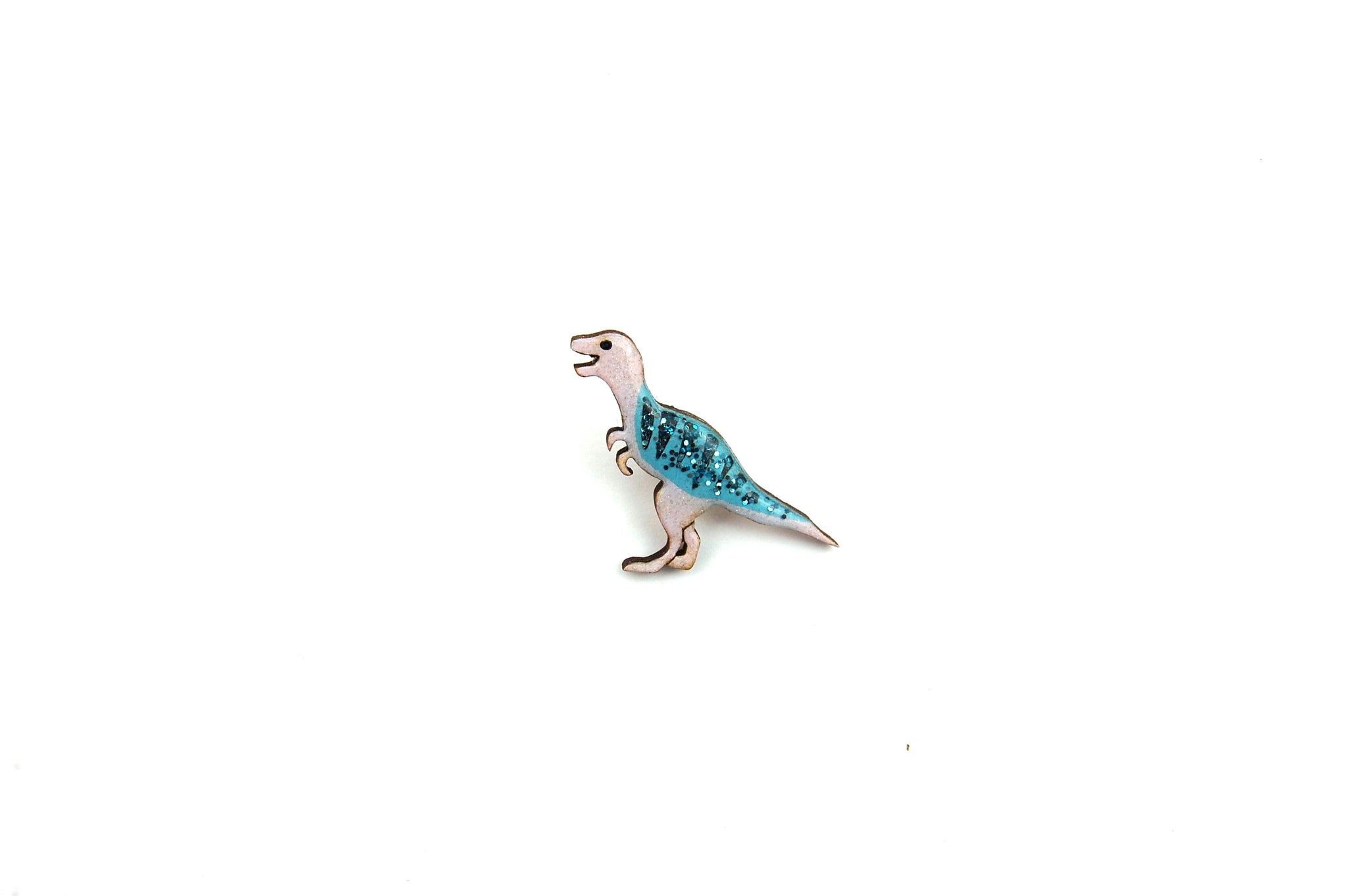 Tyrannosaurus Rex T Rex Dinosaur Pin Badge - Pastel Purple and Blue –  Bekbek Makes