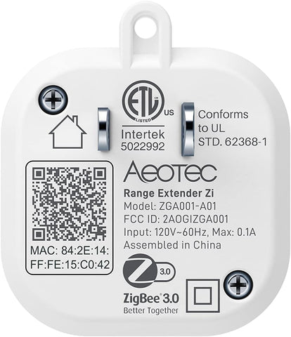 Aeotec - Répéteur/Routeur Zigbee Range Extender Zi - AEOZZGA001 - AEOTEC -  Module - LDLC
