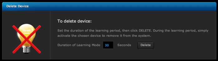 Eliminazione di dispositivi in ​​Fibaro HC2