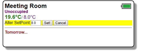 Individuel Radiator Web Interface