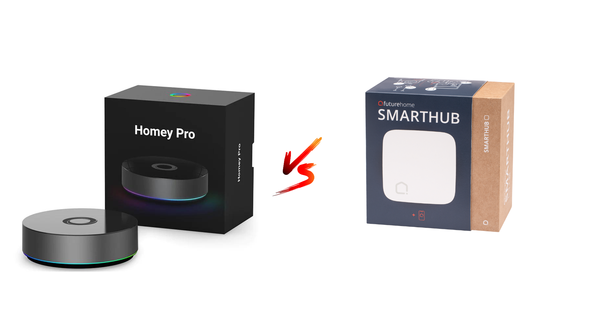 Product Comparison: Athom Homey Pro vs. Futurehome Smarthub II