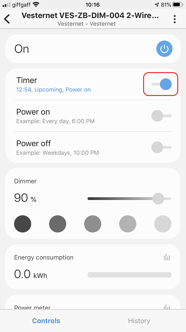 VES-ZB-DIM-004 Dimmer Capable à 2 fils dans SmartChings | Vesternet