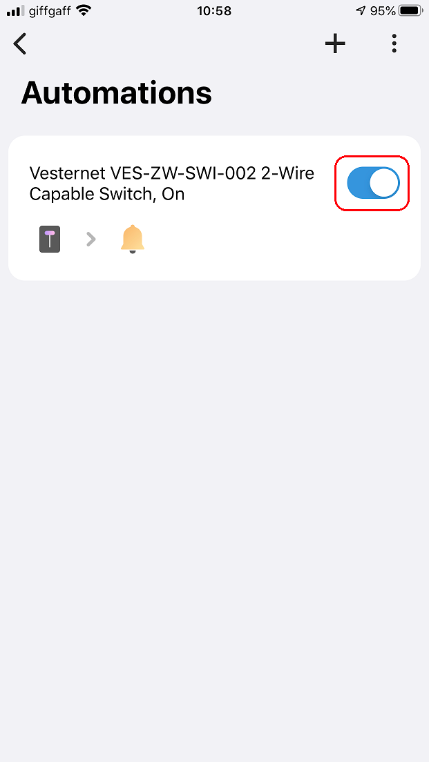 VES-ZW-SWI-002 2-WIR-kompatibel switch i SmartThings | Vesternet