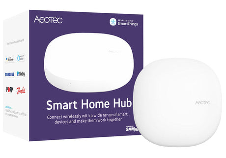 Ampoules connectées GENERIQUE Caméra de Surveillance SmartThings Aeotec Cam  360 GP-AEOCAMEU Intérieur Sans Fil Vision Nocturne Microphone Blanc