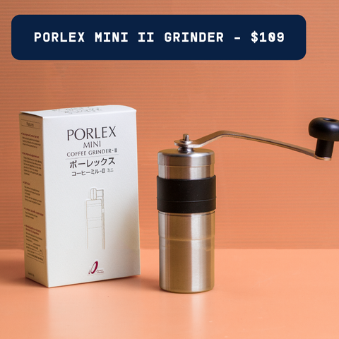 Porlex hand coffee grinder