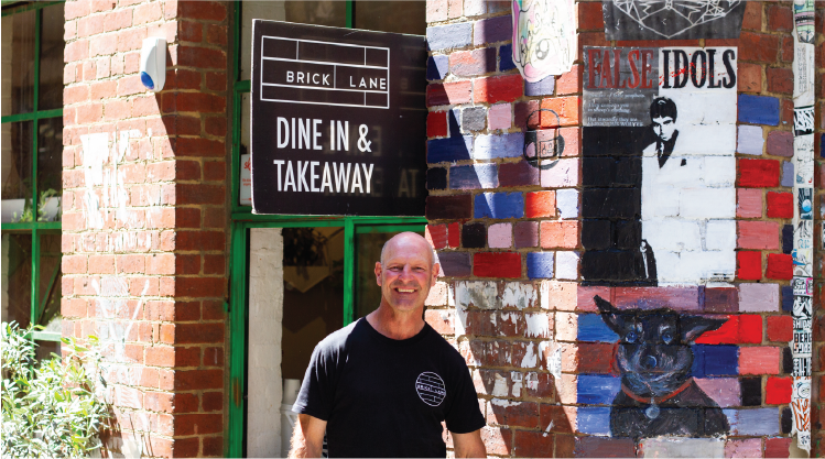 Brick Lane Cafe owner, Lindsay