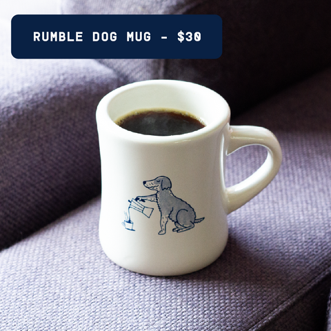 Rumble Coffee Dog Mug