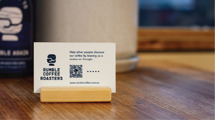 Rumble Coffee Roasters review card