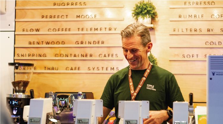 Joe at Melbourne International Coffee Expo (MICE)