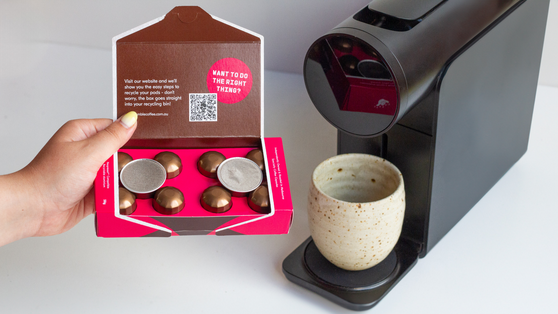 Aluminium coffee capsules from Rumble Coffee Roasters in Melbourne