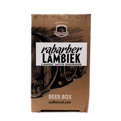 Oud Beersel. Rabarberlambiek Beer Box - Køl