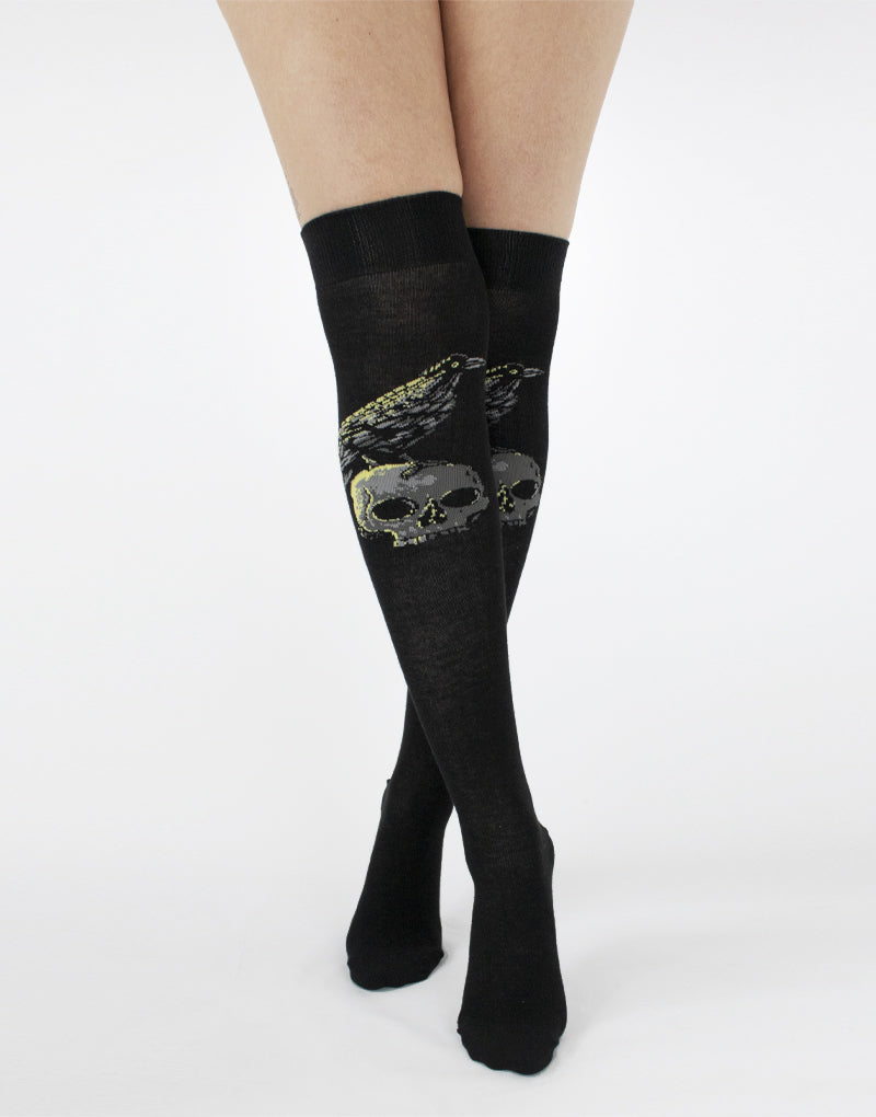 Crescent Moon Net Knee Socks - Pamela Mann