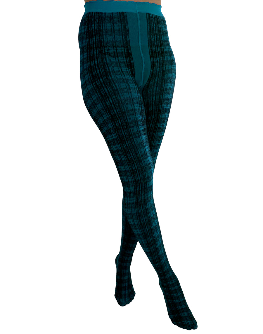 D&G tartan tights, British Vogue