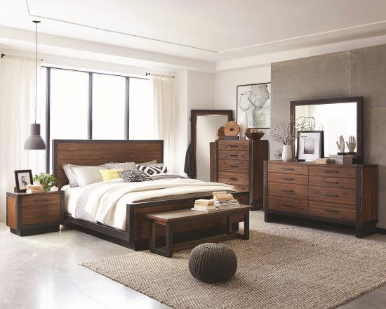 Bedroom Bedroom Sets 205241q S5 Q 5pc Set Q Bed Ns Dr Mr Ch