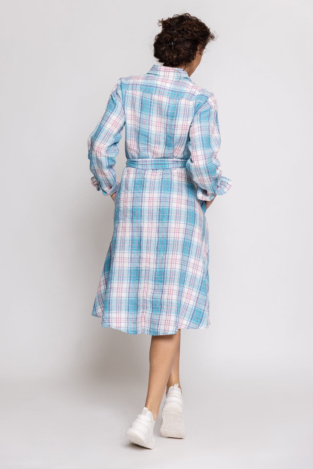 Polo Ralph Lauren Plaid Linen Plaid Dress 211864045001 – 