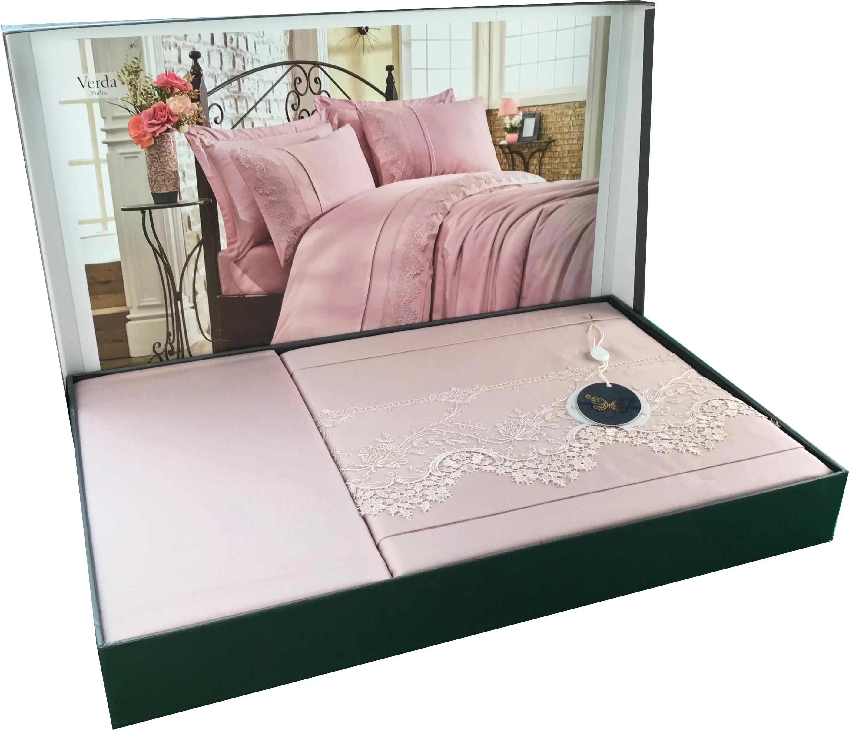 Turkish Full Bedding Set Duvet Cover Bed Sheet Pillow Case Shams