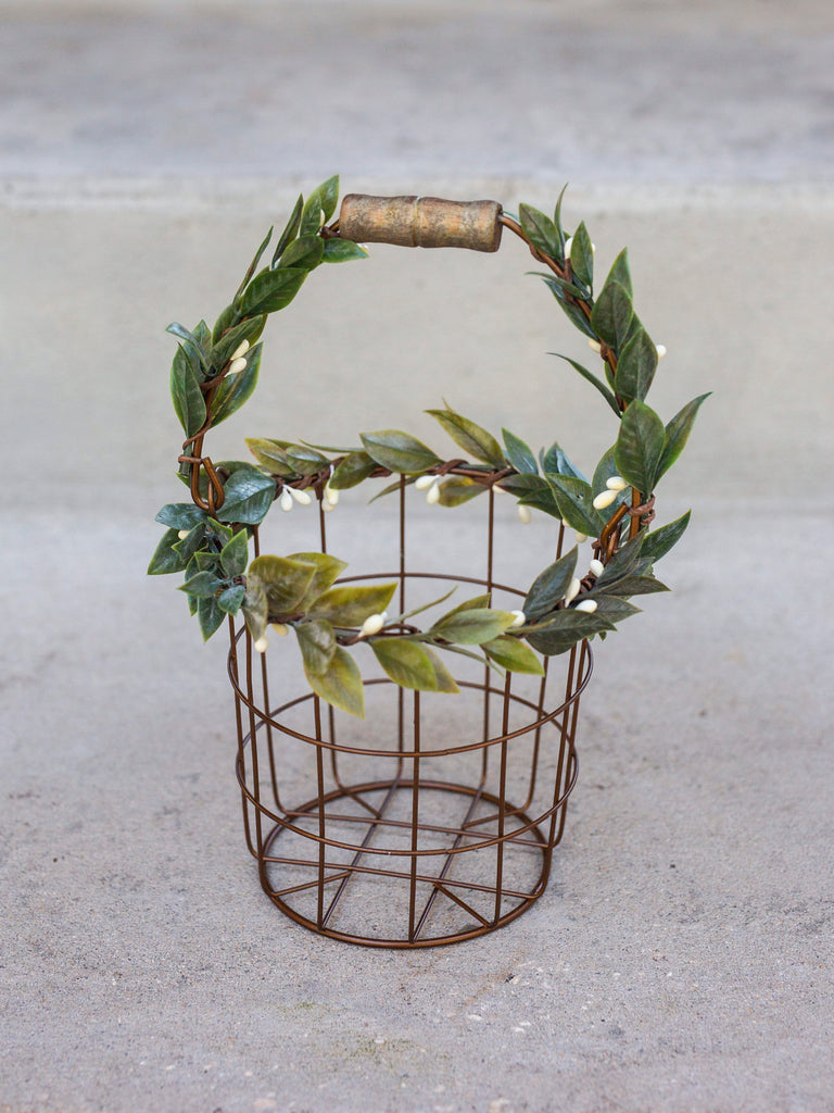 vintage flower girl baskets