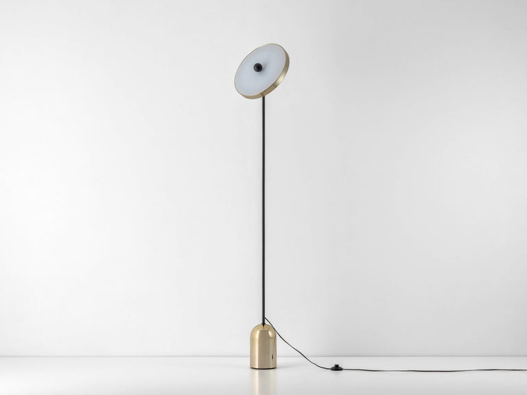 Leer Cusco hooi Messing uplight vloerlamp | Uplighter lamp | houseof.com