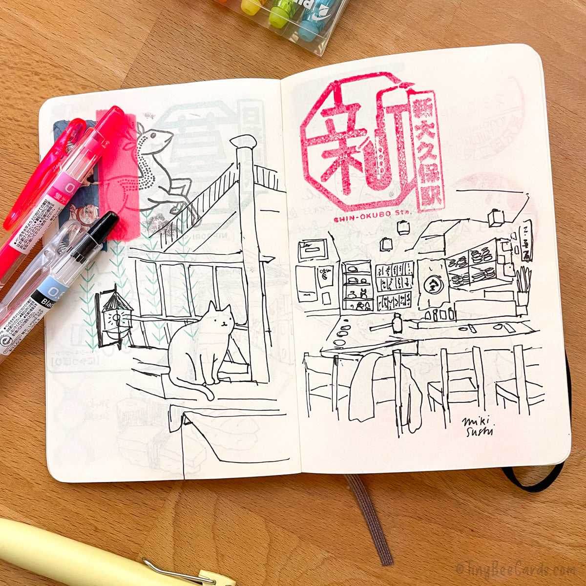 Japan Trip Sketchbook 2023