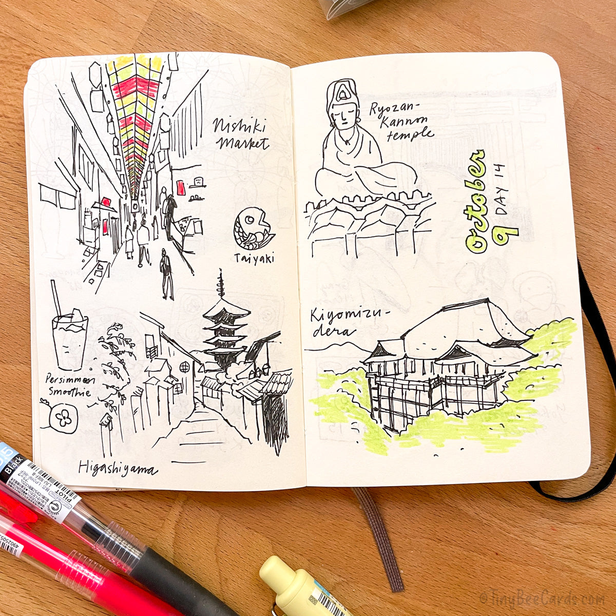 Japan Trip Sketchbook 2023