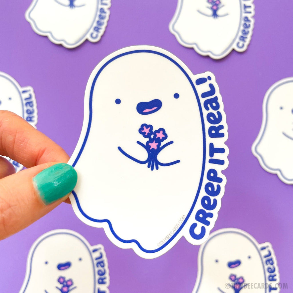 Creep it Real Ghost Sticker