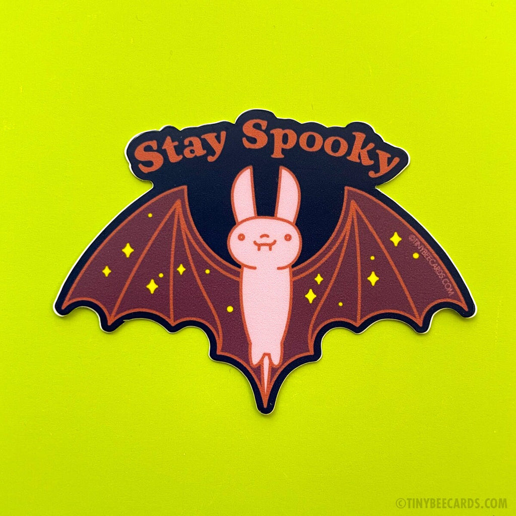 Stay Spooky Halloween Bat Sticker