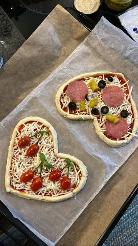 Pinterest Homemade Pizza With Partner Image