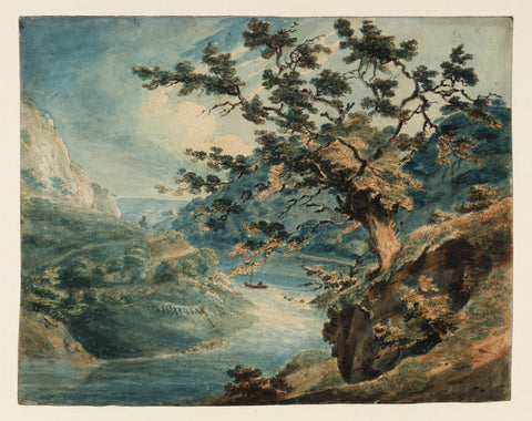 Joseph Mallord William Turner View in the Avon Gorge 1791