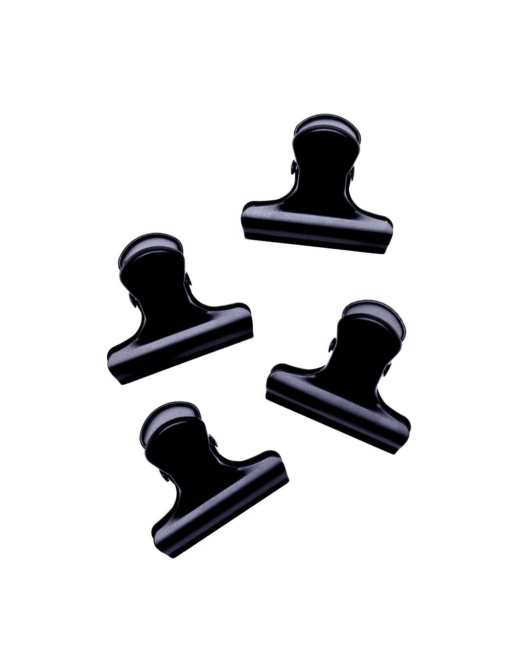 Black Bulldog Clips x 4