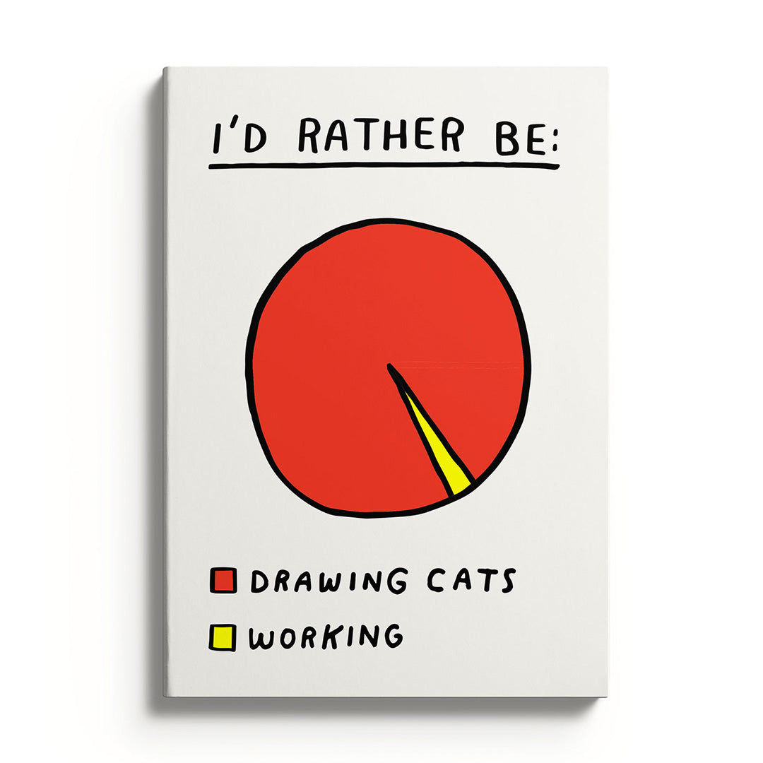 I’d Rather Be Drawing Cats Notebook
