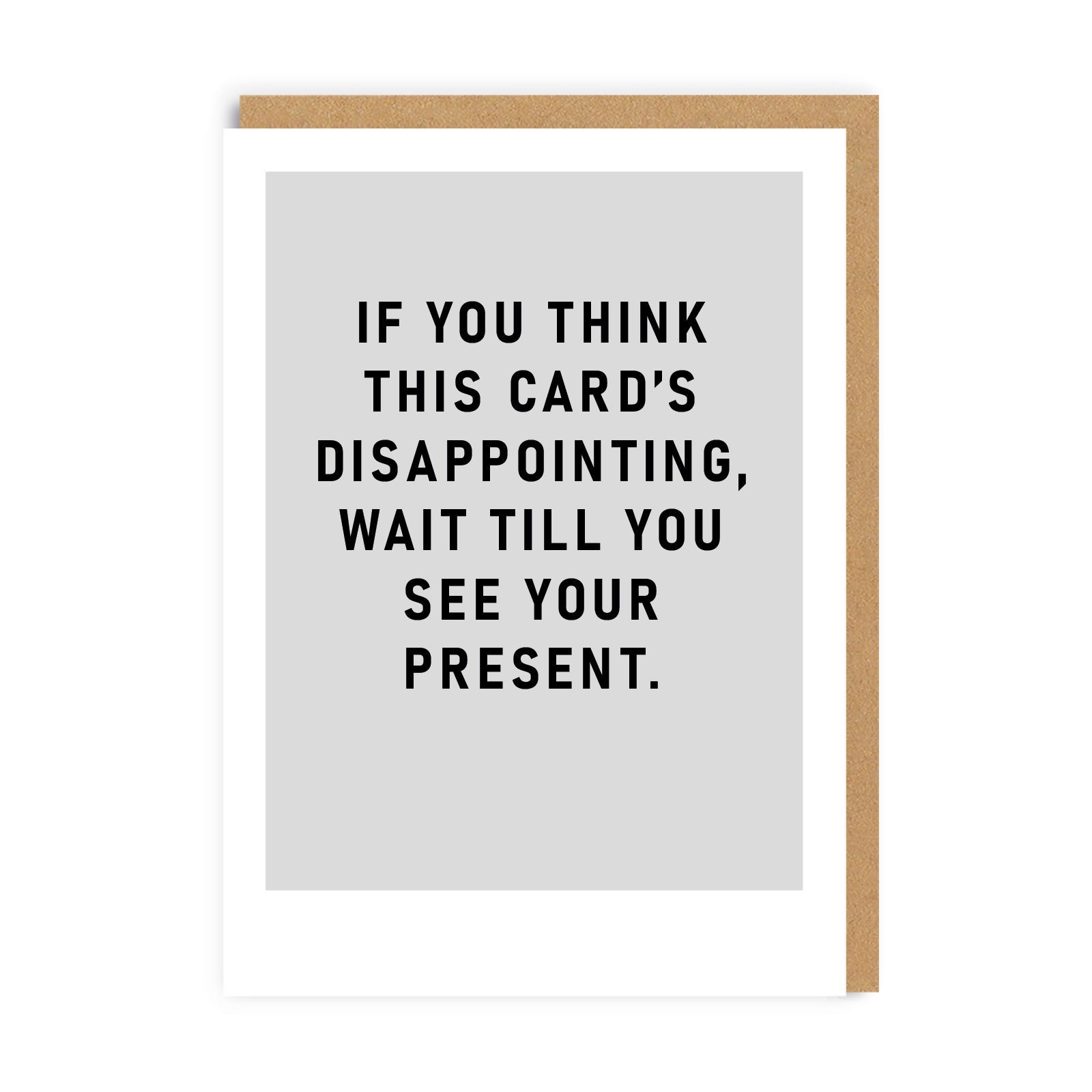 Disappointing Greeting Card