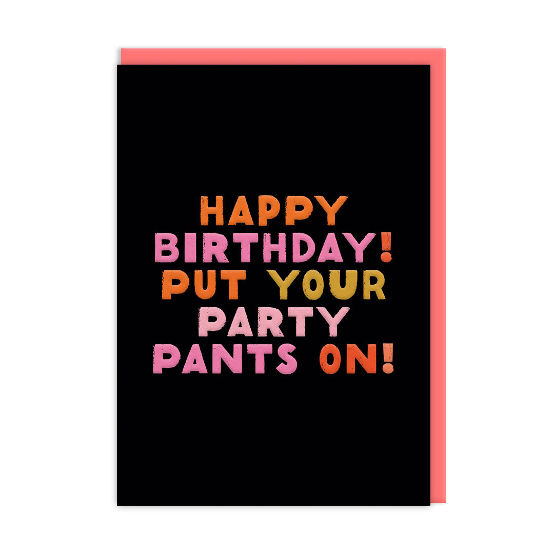 Party Pants Birthday Card