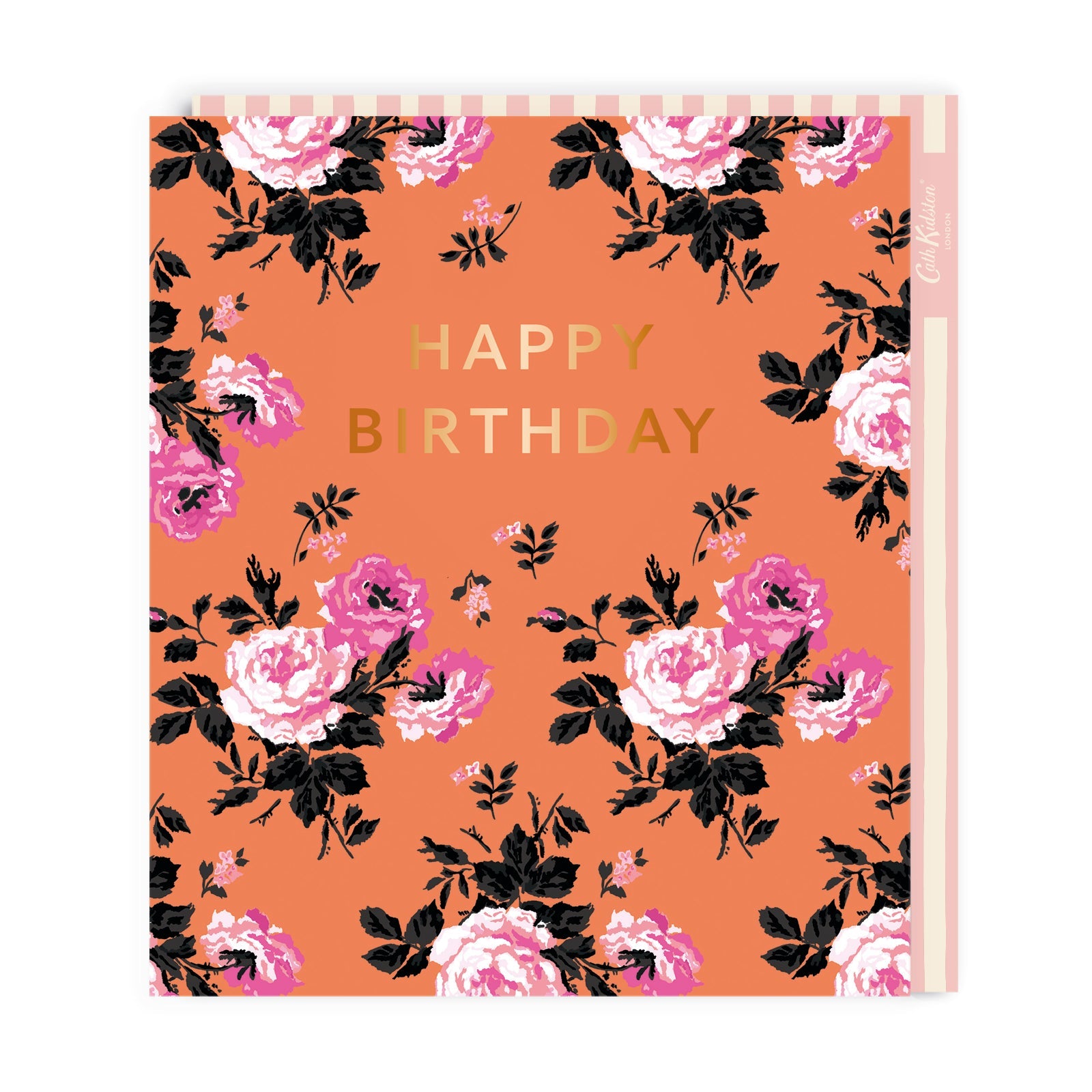 Pink Rose Large Birthday Card